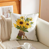 Tulip Pillow Cover Cute Sofa Bed Waist Cushion_Cwmm7682