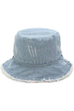 Vintage Denim Casual Bucket Hat_Cwah0409