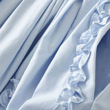 RUFFLE TRIM 3D LACE A LINE SLIMMING SKIRT_CWBMS0347