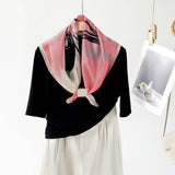 ELEGANT POLKA DOT SATIN SILK SCARF_CWASC0816