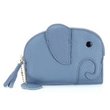 GENUINE LEATHER ELEPHANT MINI CREATIVE WALLET_CWAB3891
