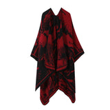 FAUX CASHMERE SHAWL CAPE WARM CLOAK_CWASC2260