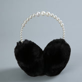 FASHIONABLE WARM PEARL EARMUFFS_CWMM1432