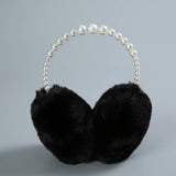 FASHIONABLE WARM PEARL EARMUFFS_CWMM1432