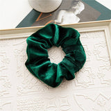 CHRISTMAS PLAID SIMPLE CRUMPLED HAIR BAND_CWAHA1950