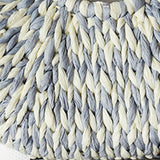 MEDIUM WEAVING STRAW BAGS WITH BAMBOO HANDLES_CWAB0815