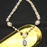 NEW DESIGN NATURAL FRESHWATER PEARL NECKLACE_CWAJE3834