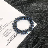 CUTE CRYSTAL VINTAGE HAIR TIE SWEET PONYTAIL BAND_CWAHA6765