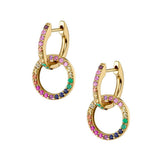 TEMPERAMENT GEOMETRIC DOUBLE HOOP EARRINGS_CWAJE1770