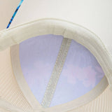Women Floral Ponytail Visor Baseball Cap_Cwah1405