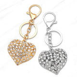 FASHIONABLE HEART SHAPED CRYSTAL KEYCHAIN PENDANT_CWAJE0953
