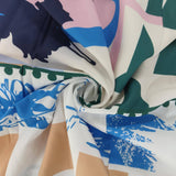 Strapless Skirt Print Graffiti Halter Sexy Dress