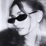 Women Narrow Frame Retro Oval Sunglasses_Cwasg0331