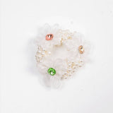 ELEGANT PEARL ORGANZA HAIR TIE FOR WOMEN_CWAHA6870