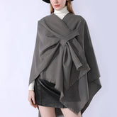 PURE COLOR HIGH GRADE WARM CASHMERE SHAWL_CWMM2091