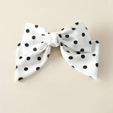 FASHIONABLE POLKA DOT HANDMADE BOW HAIRPIN_CWASC1055