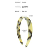 ACETATE HAIR ACCESSORIES WIDE HEADBAND_CWAHA4359