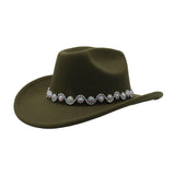 MEN WOMEN ETHNIC STYLE POLYESTER COWBOY HAT_CWAH04362
