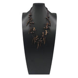 BOHEMIAN COLORFUL COCONUT SHELL BRAIDED NECKLACE_CWMM4844