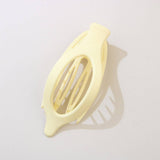 Glossy Matte Oval Hair Clip-Large Duckbill Style_Cwaha07479