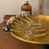 CAMELLIA PEARL HAIR PIN WITH RHINESTONES_CWAHA1211