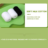 White Balloon Dog Doll Crochet Material Pack_Cwmm0820