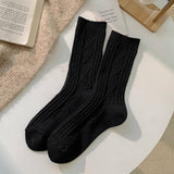 Women'S Wool Socks Warm Women'S Mid-Calf Socks_Cwms1123