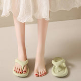 EVA SOLID COLOR FLIP FLOPS SUMMER BEACH SLIPPERS_CWSHS0690