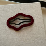 Velvet Triangle Hollow Bb Clip Chic Hairpin_Cwaha07970