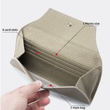 GENUINE LEATHER ULTRATHIN SIMPLECOWHIDE LONG WALLET_CWAB3738