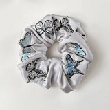 SATIN HEAVY EMBROIDERY BUTTERFLY HAIR ACCESSORY_CWAHA3679