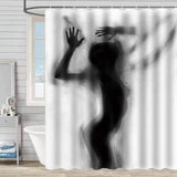 HALLOWEEN EASTER WATERPROOF SHOWER CURTAIN_CWMM1807
