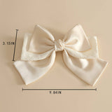 SIMPLE AND HIGH END BIG BOW HAIRPIN_CWASC1063