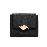 SMALL FRESH LEAF BUCKLE WALLET_CWAB2323