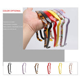 ACETATE SQUARE SUNGLASSES HEADBAND HAIRPIN_CWAHA4351