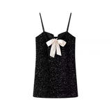 Womens French Style Sequin Embroidered Dress_Cwdmd5821