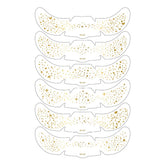 METALLIC FRECKLE TATTOOS GOLD SILVER PARTY_CWMM8229