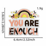 PERSONALIZED COLORFUL ENGLISH EMBROIDERY PATCH_CWMM4029