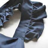 FRENCH DRESS STYLE LINEN APRONS WITH POCKETS_CWMM3305