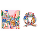 Thin Versatile Printed Square Scarf
