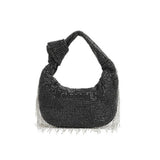 Fashionable Tassel High-End Rhinestone Evening Bag_Cwab3608