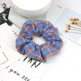SIMPLE NEW PLAID HAIR TIE_CWAHA1066