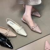 BOW CLOSED TOE SANDALS FOR WOMEN_CWSHF0100