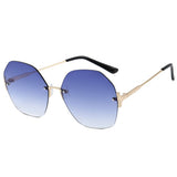 FRAMELESS GEOMETRIC T BAR SUNGLASSES FOR WOMEN_CWASG1169