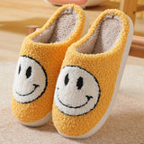 CUTE CARTOON SMILING FACE FABRIC SLIPPERS_CWSHS0254