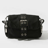 Vintage Double Button Shoulder Bag Tote Bag_Cwab1390