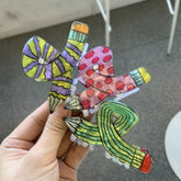 ACRYLIC PENCIL HAIR CLAW CANDY COLOR CARTOON CLIP_CWASC1586