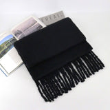 THICK MOHAIR SCARF WINTER TASSEL WRAP FOR WOMEN_CWASC1099
