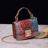 FASHION MULTICOLOR CROCODILE CROSSBODY BAG_CWAB2597