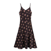 FLORAL PRINT SLEEVELESS MIDI CAMI DRESS_CWDHL0985